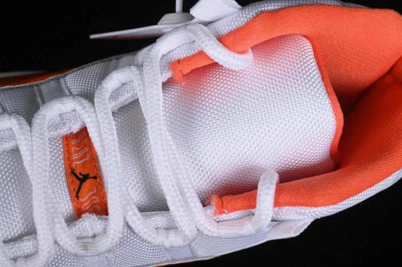 All categories Air Jordan Jordan series basketball shoes Air Jordan 11 Air Jordan 11 Retro "White orange" AJ11 Joe 11 white orange 378037-002